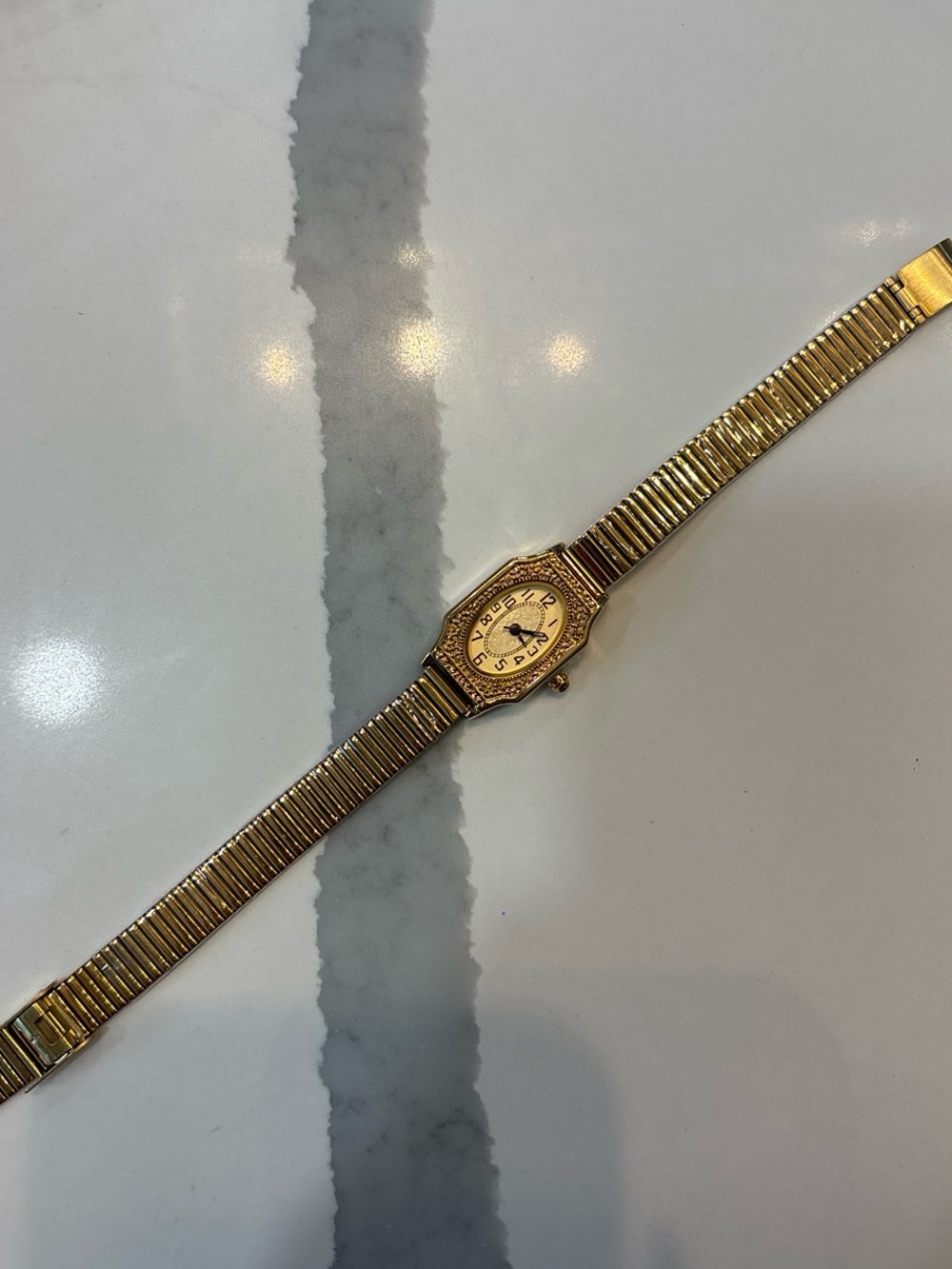 Gold Tone Women’s Bracelet Watch - Elegant Classic Design
